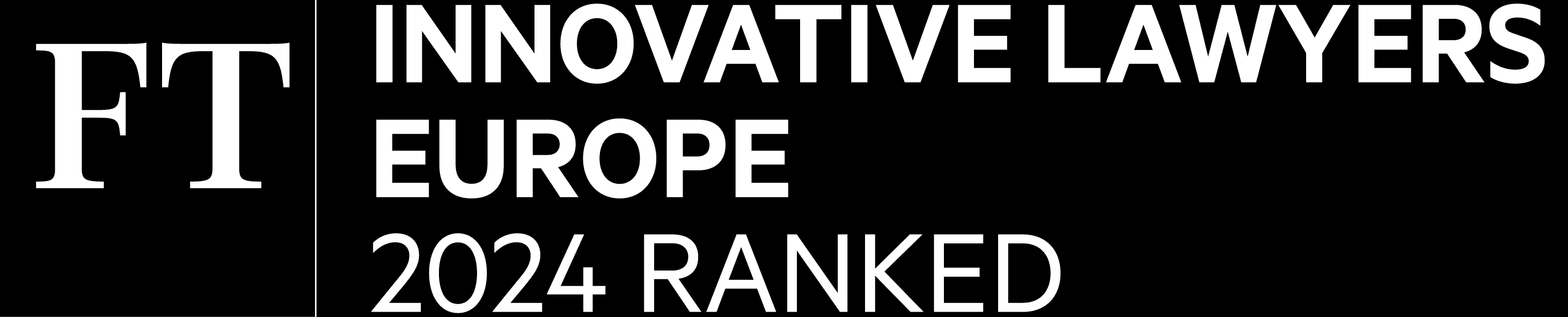 FT Innovative Lawyers Europe 2024 — Ranked